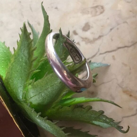 Southwest Silver & Gem Ring - Picture 4 of 6